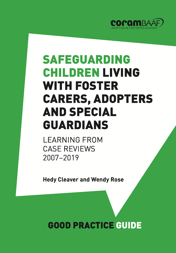 Learning from case reviews in Adoption, Fostering and SGO cases CoramBAAF